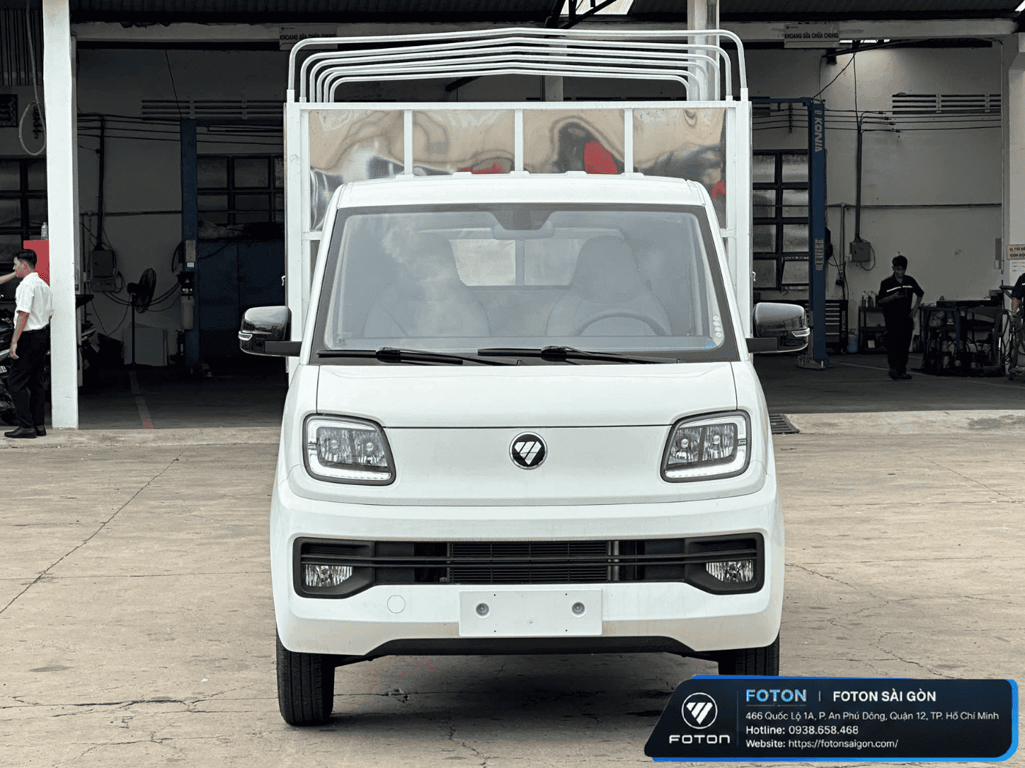 XE TẢI FOTON 990KG THÙNG MUI BẠT